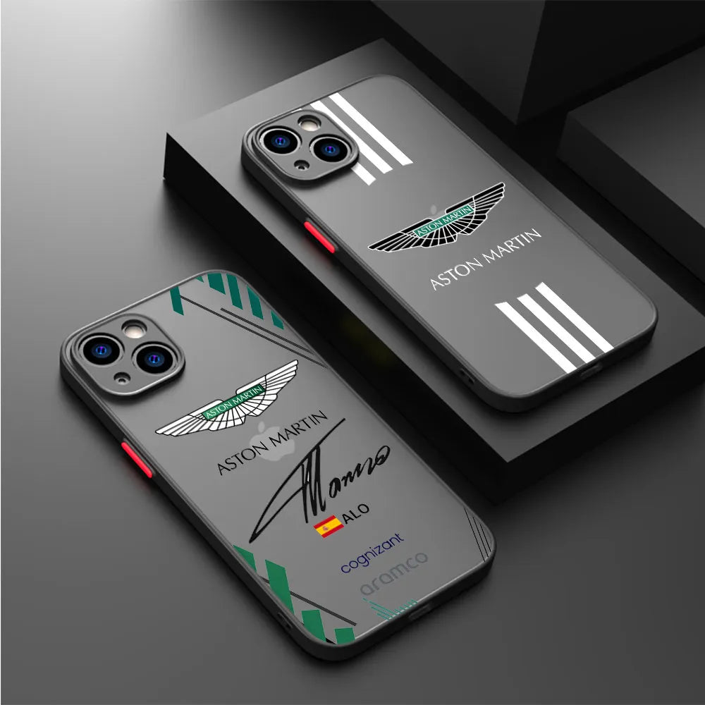 Sebastian Vettel/Fernando Alonso/Aston Martin F1 Phone Case