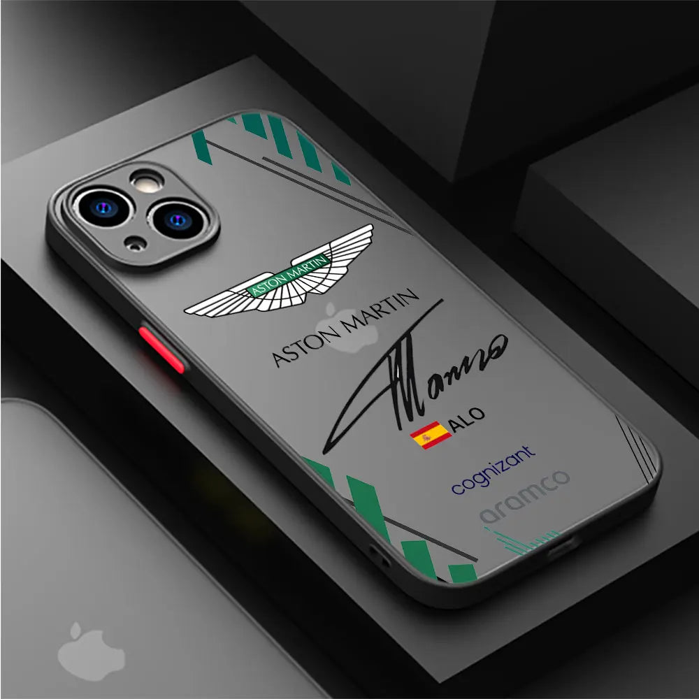 Sebastian Vettel/Fernando Alonso/Aston Martin F1 Phone Case