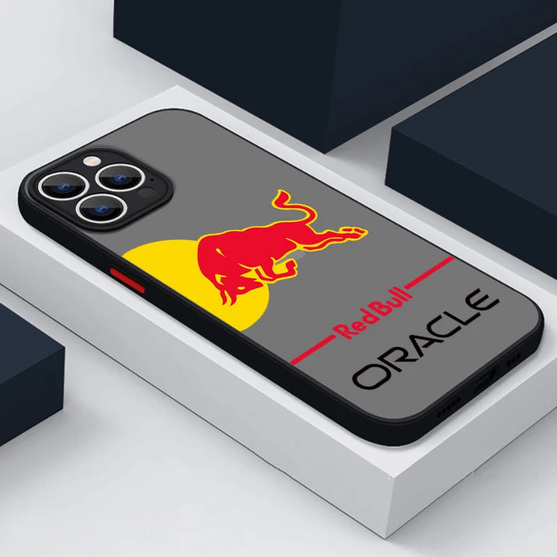 Oracle Red Bull Left/Right Transparent Phone Cases