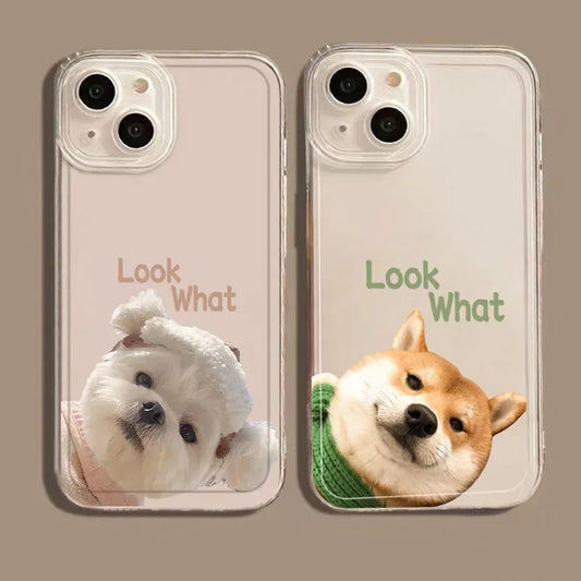 Clear Dog Phone Case