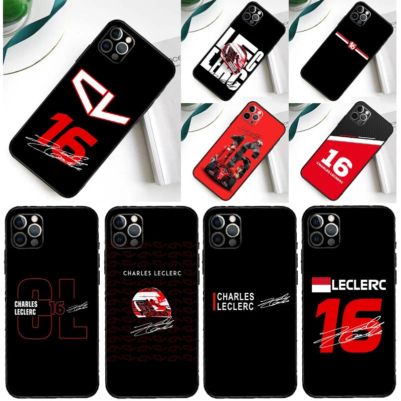 Charles Leclerc Number/Name/Helmet Phone Cases