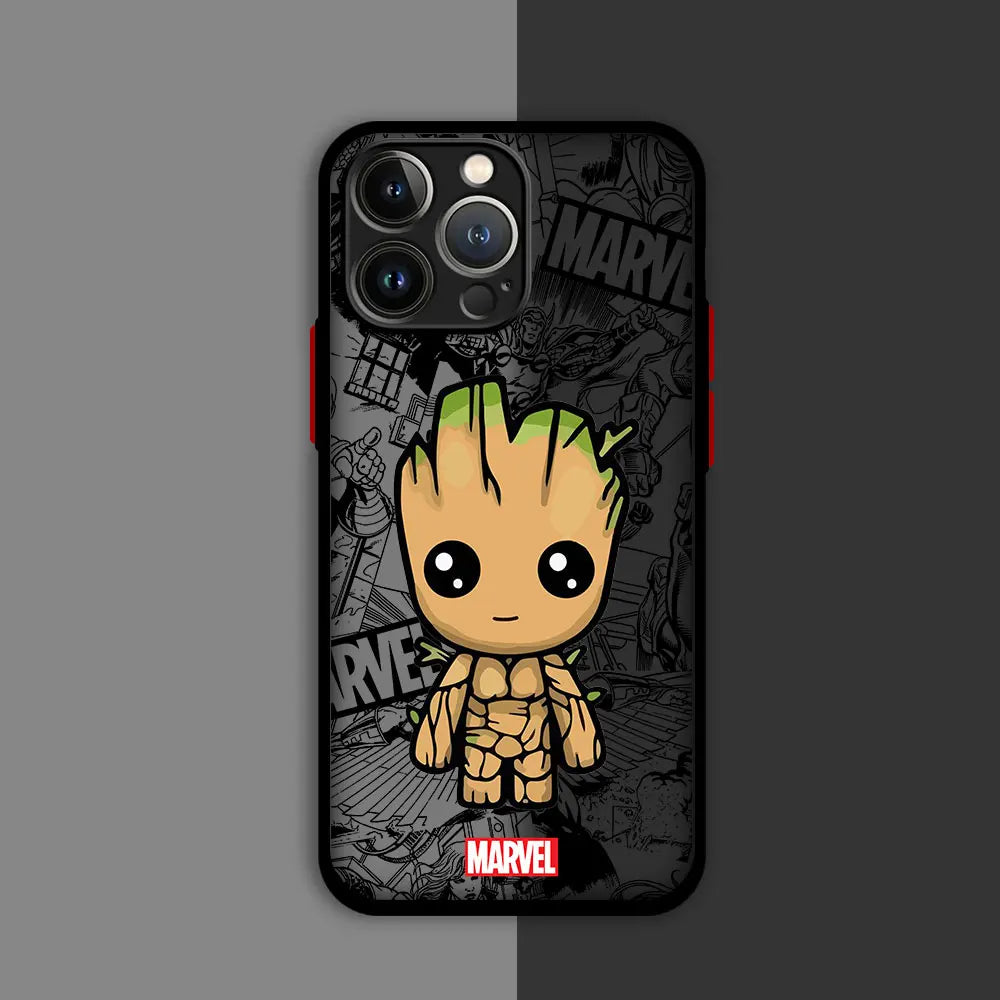Spiderman/Groot/Black Panther Cartoon Phone Case