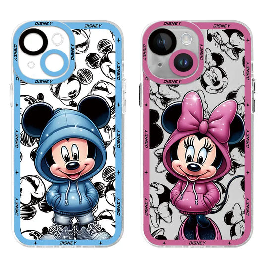 Mickey/Minnie Blue/Pink Phone Case