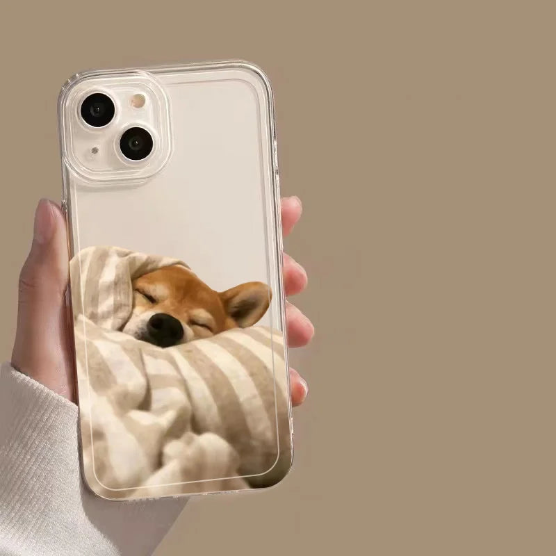 Clear Dog Phone Case