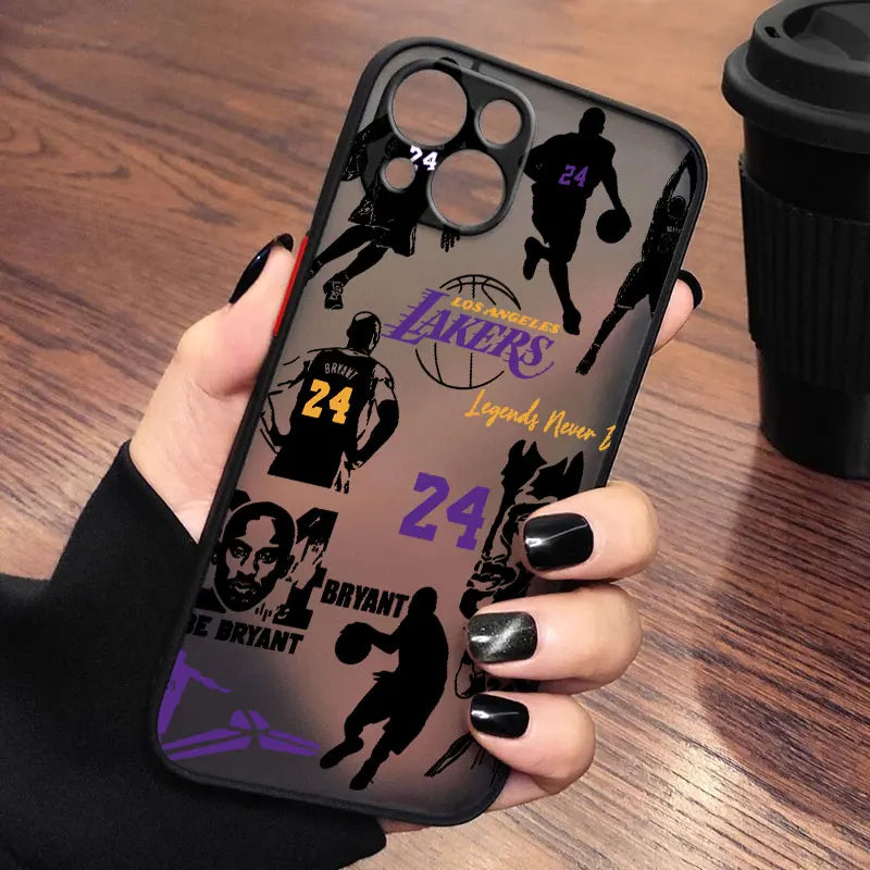 Black/Purple/Yellow Lakers 24 Bryant Phone Case