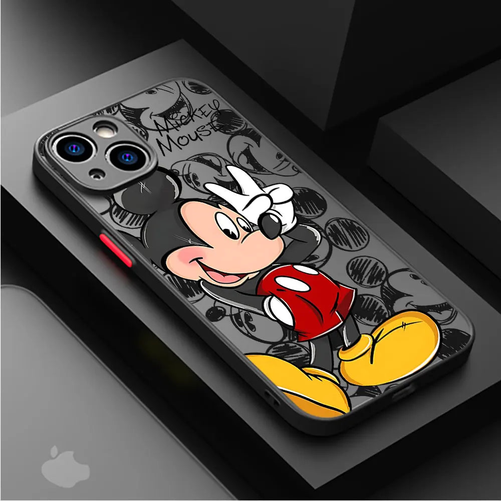 Mickey and Minnie Peace Sign Phone Case